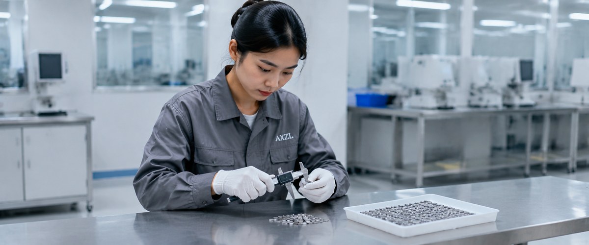 制程抽检：卡尺测量